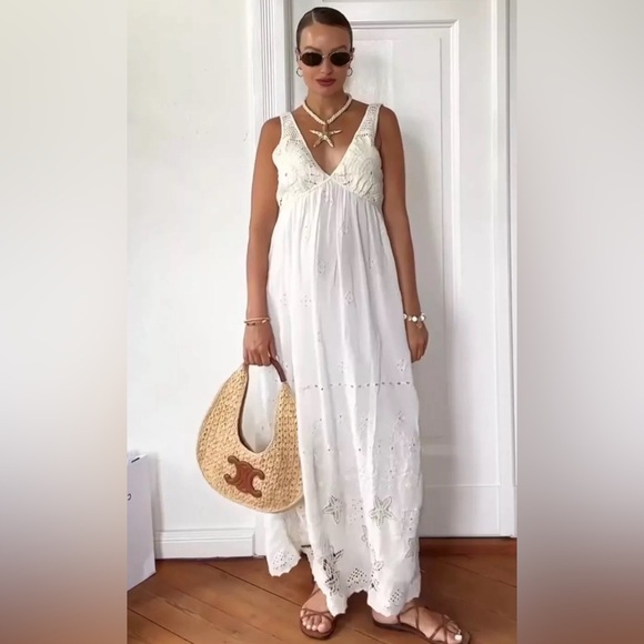 Zara CROCHETED DRESS LIMITED EDITION - Picture 1 of 10